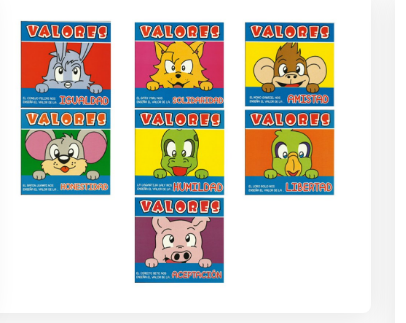Producto - Libro Crecer con Valores para Leer y Colorear 7744