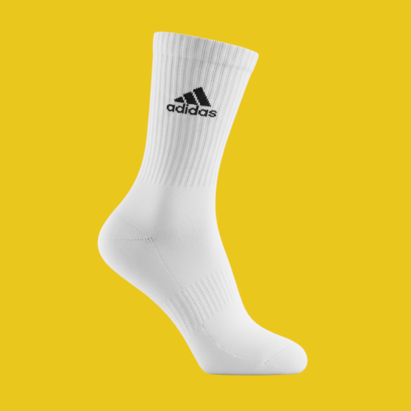 Producto - Medias-Media Caña "Adidas Logo Premium Blanca"