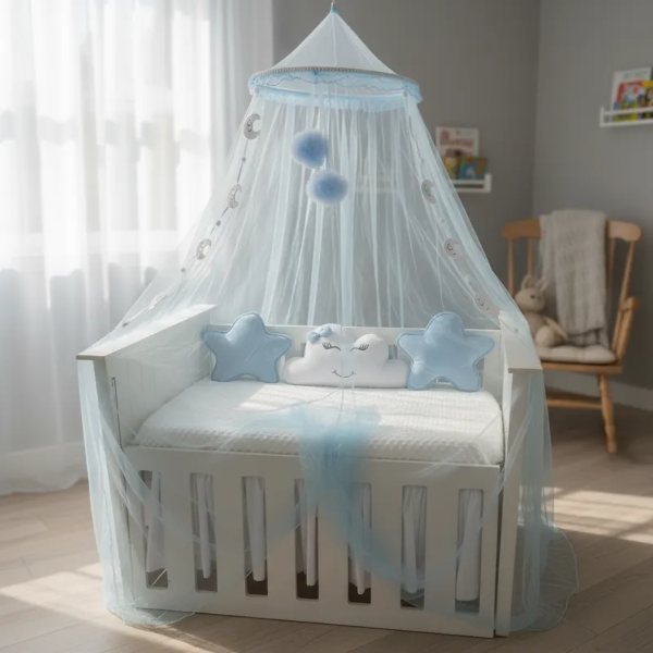 Producto - Dosel Tul Mosquitero Celeste - 0