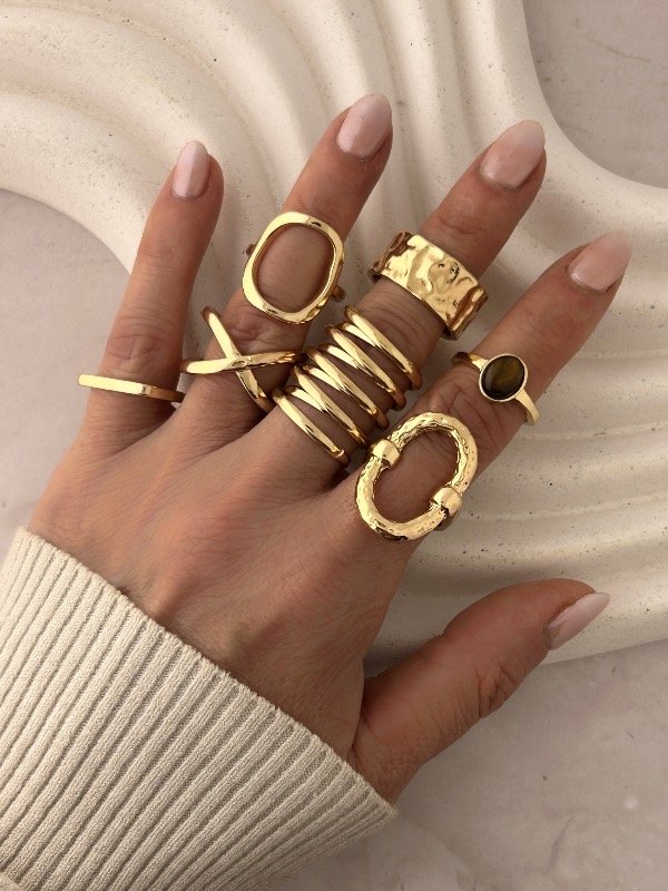 Producto - ANILLOS DORADOS REGULABLES 2406