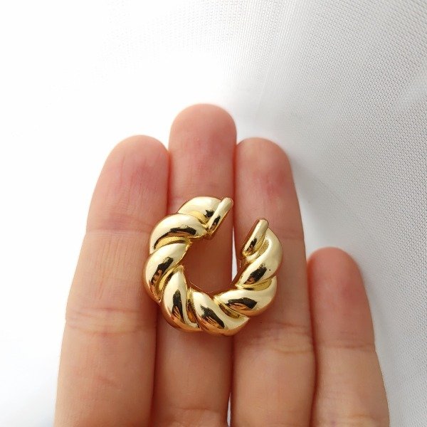 Producto - Aro cuff chunky dorado F
