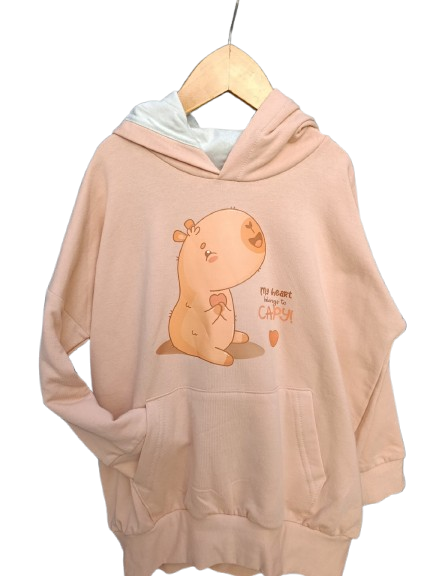 Producto - Maxibuzo con capucha forrada Capibara