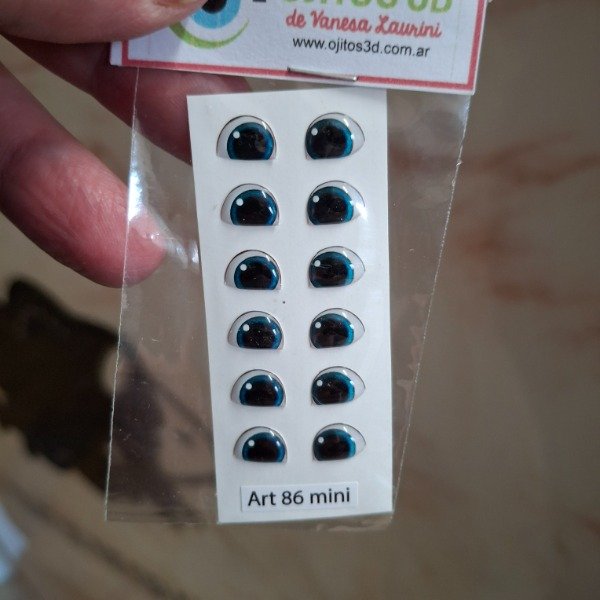 Producto - Ojitos 3D autoadhesivos Art 86 Vl