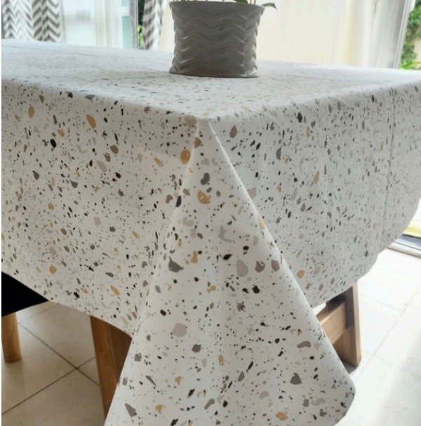 Producto - Mantel Ecocuero Impermeable Terraza Redondo 1.80