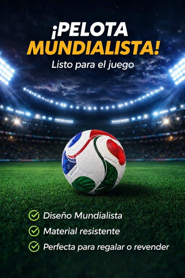 Producto - Pelota de Futbol del Mundial