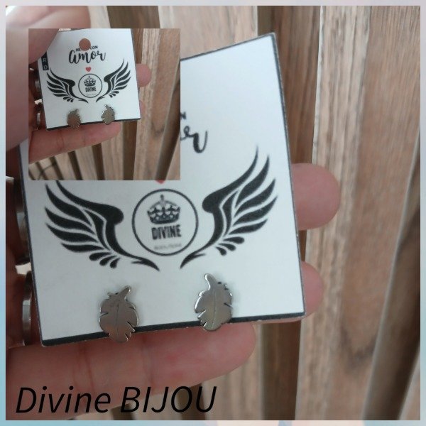 Producto - Aros hojitas acero