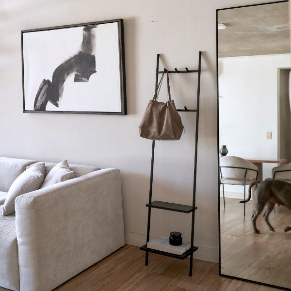 Producto - Perchero escalera estantes