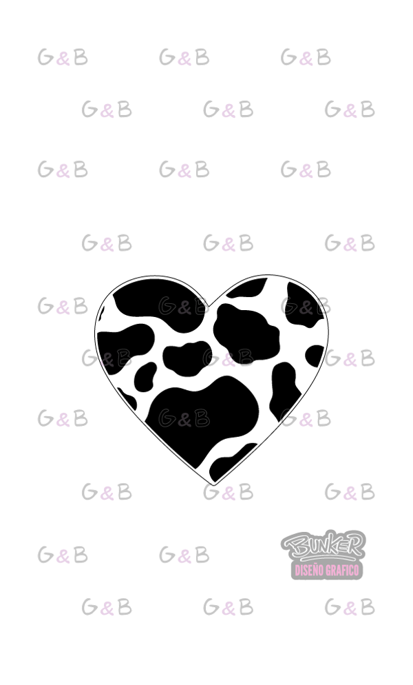 Producto - CALCO CORAZON VACA