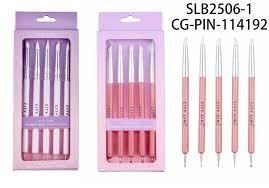 Producto - SET DE PINCEL DE SILICONA CON DOTTING 5PCS