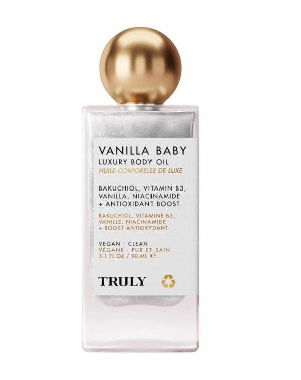 Producto - TRULY Vainilla Baby Luxury Body Oil