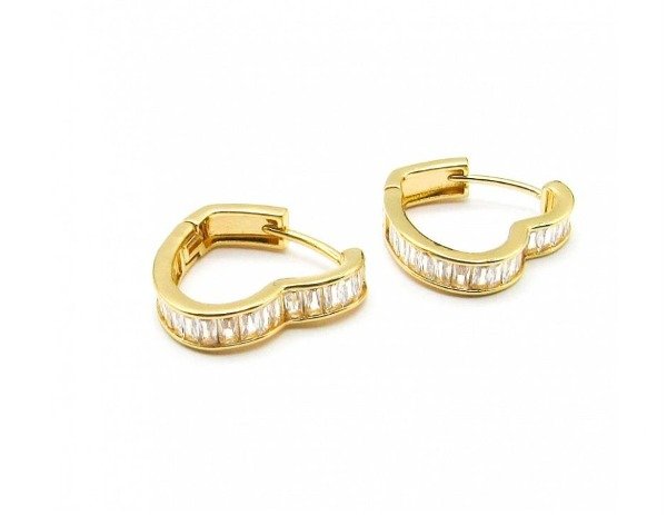 Producto - Argollas CAROLA gold bco