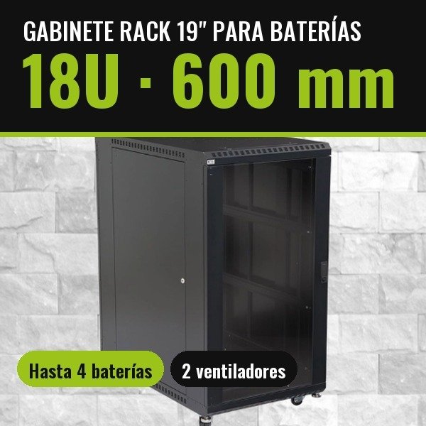 Producto - Gabinete Rack para Baterías de Litio - 0