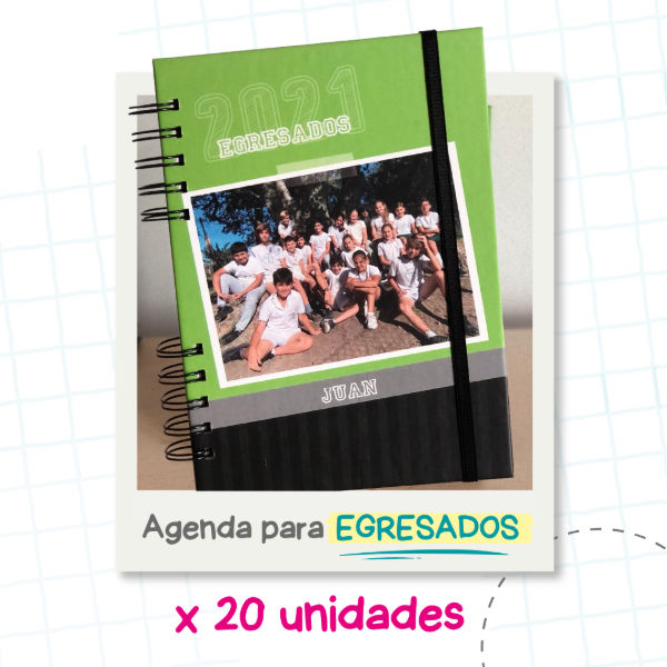 Producto - AGENDA para EGRESADOS x 20 unid.