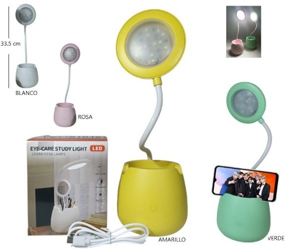 Producto - LED-83049 VELADOR DE COLORES RECARGABLE