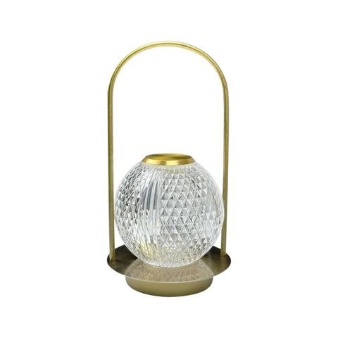 Producto - LAMPARA DE MESA ESFERA CARGA USB 22CM X1 -