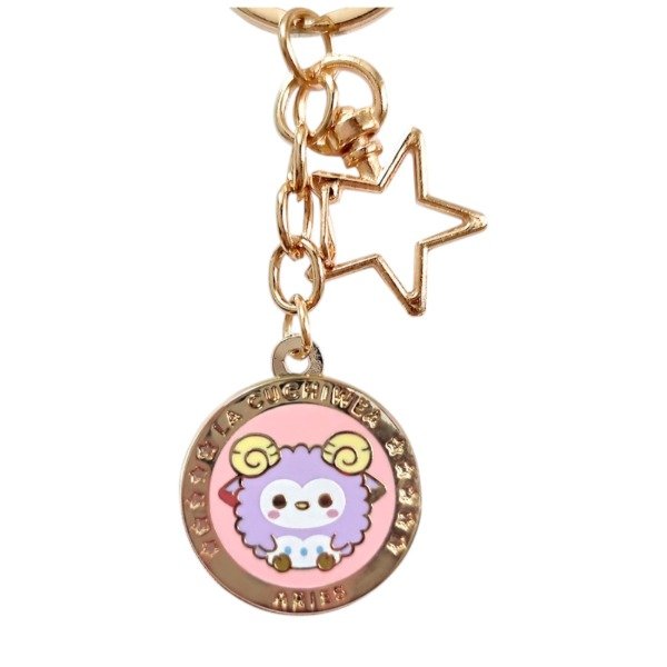 Producto - Llavero Acrilico Cuchisigno Signo Zodiacal Aries Otorii