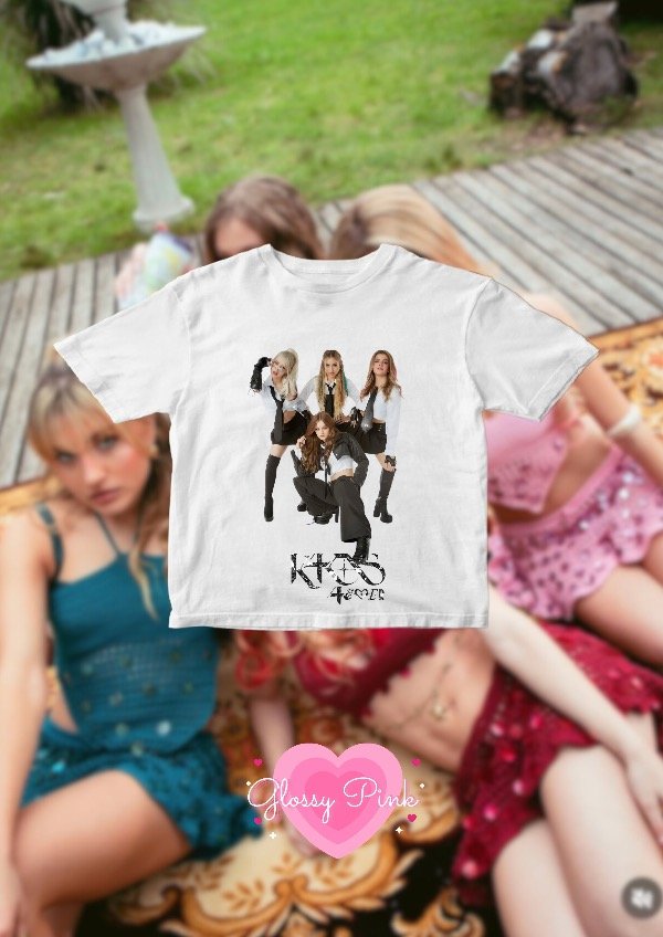 Producto - Baby Tee K4OS Mente En Blanco - VINILO TEXTIL GLITTER