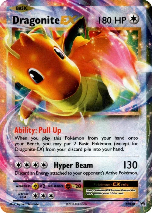 Producto - Dragonite EX - 72/108 - Evolutions - Holo