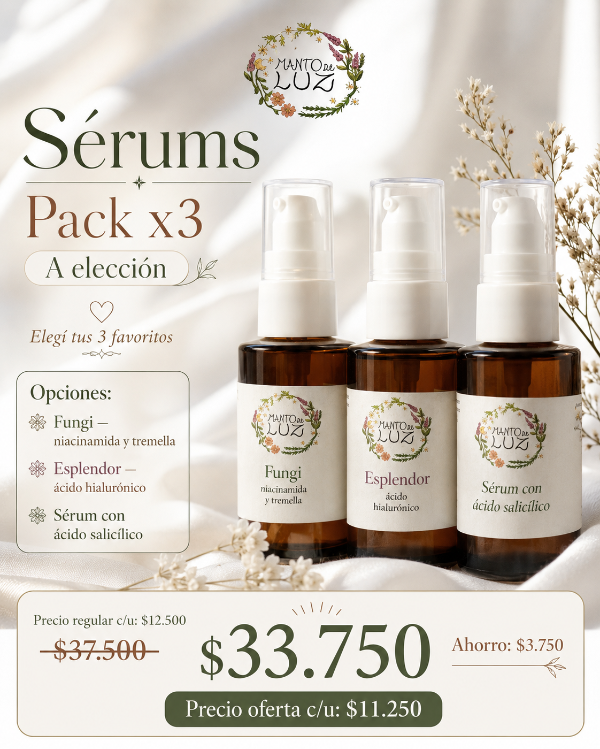 Producto - PACK X 3 serums faciales
