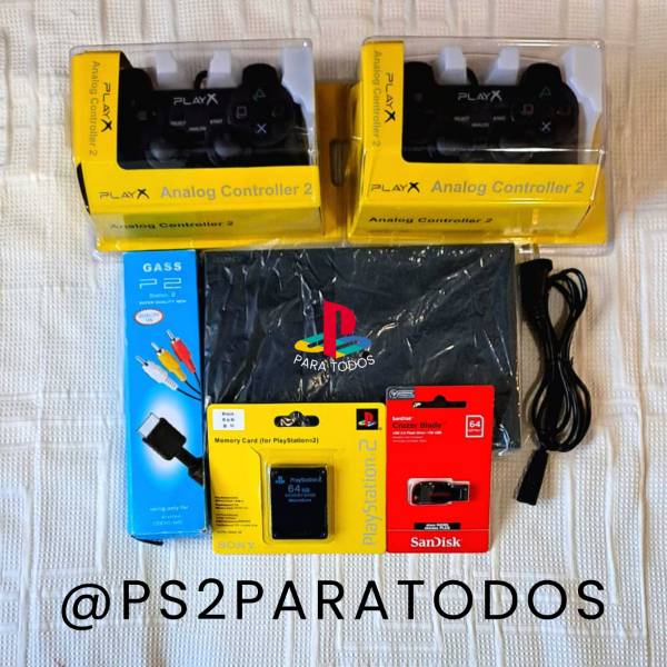 Producto - 002 - PLAY 2 SLIM COMPLETA + ENVÍO GRATIS