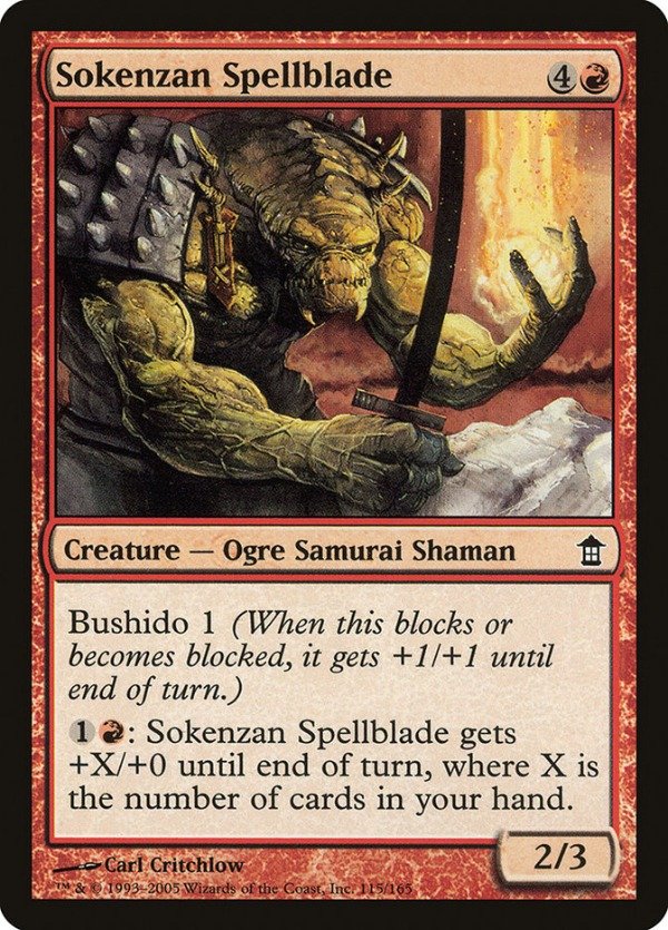 Producto - Sokenzan Spellblade  Saviors of Kamigawa