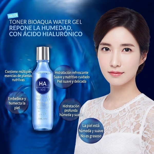 Producto - Tónico facial Bioaqua con ácido hialurónico 150Ml / revitalizador, nutritivo - 0