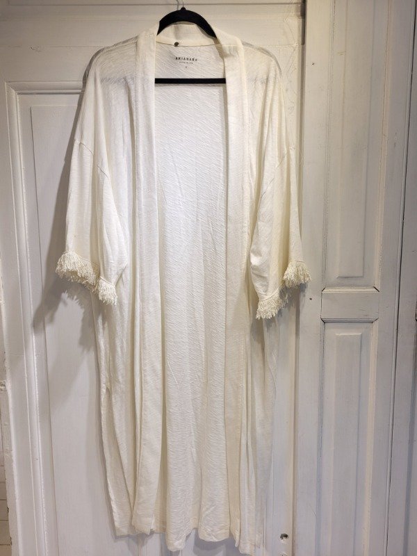 Producto - Kimono AKIABARA crudo con flecos Talle único- PRECIO: 120X