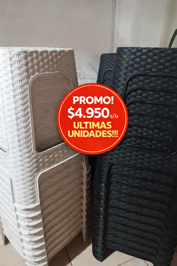 Producto - Banqueta Simil Ratán