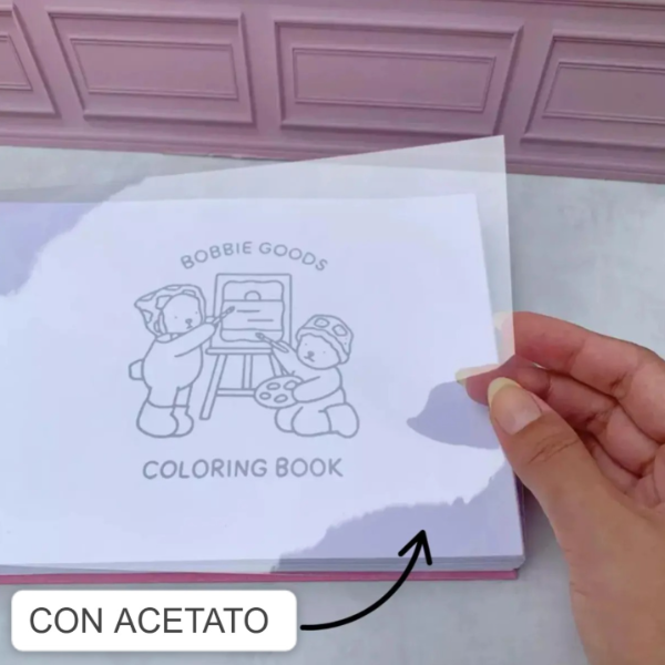 Producto - Libro para colorear Bobbie Goods. Tapa dura. 50 hojas. dibujos pintar COMFY DAYS - 3