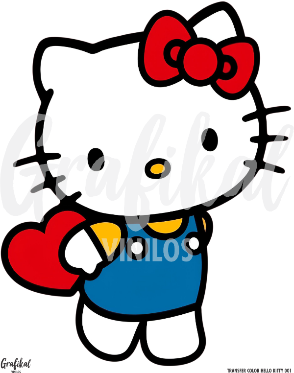 Producto - Transfer Color Hello Kitty 001