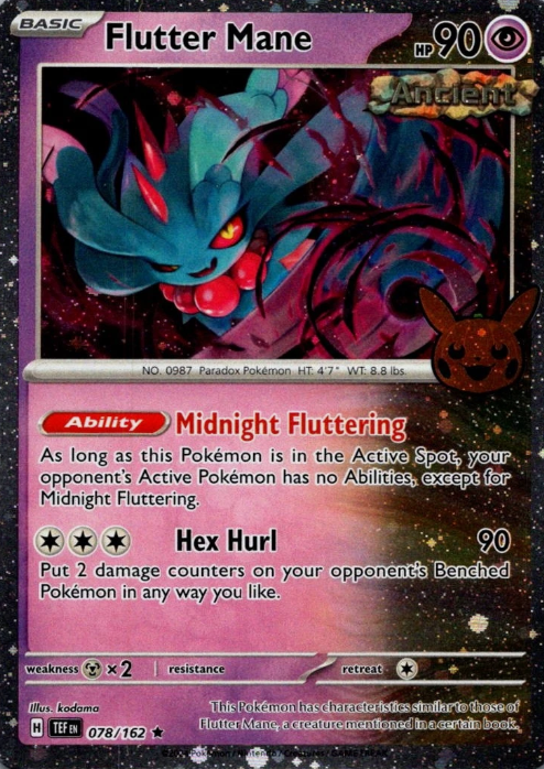 Producto - Flutter Mane - 078/162 - Cosmos Holo Trick or Trade BOOster 2024