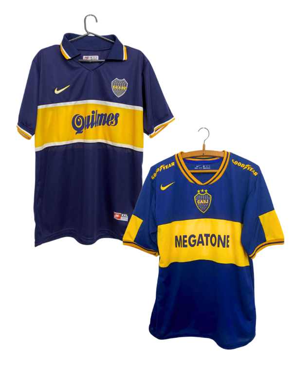 Producto - COMBO 7 - CAMISETA BOCA RETRO 1997 + CAMISETA BOCA RETRO 2007