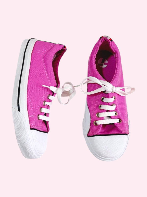 Producto - Zapatilla de lona rosa oscuro Topper Talle 34
