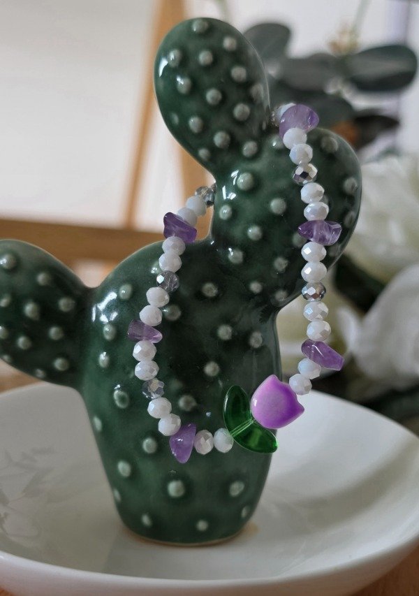 Producto - Pulsera Amatista + Tulipán - 1
