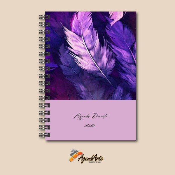 Producto - Agenda Docente 2 Cursos - Tapa dura A5 - Diseño 5