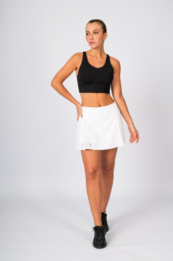 Producto - Short Pollera Sally Blanca