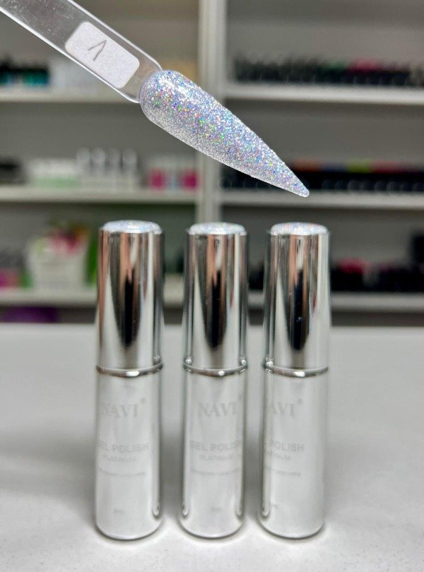 Producto - Esmaltes semipermanente - NAVI - "PLATINUM 1"