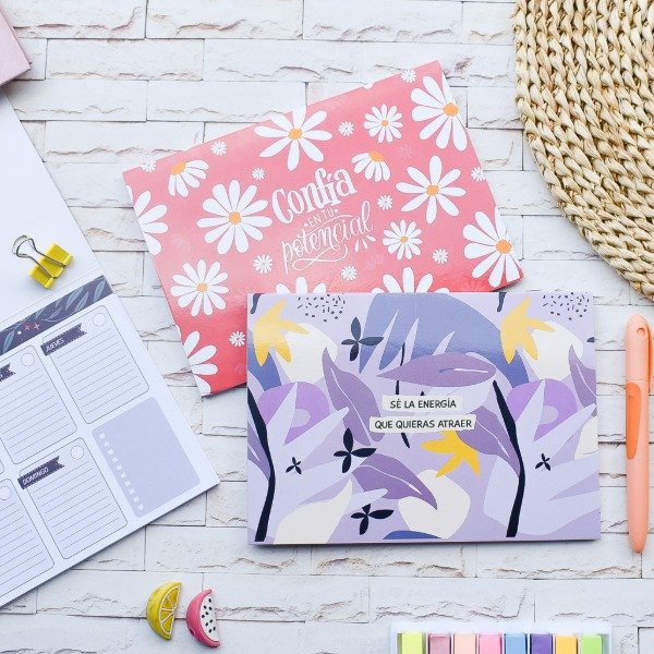 Producto - BLOCK PLANNER SEMANAL A5 15x21CM 50 HOJAS SEMANALES