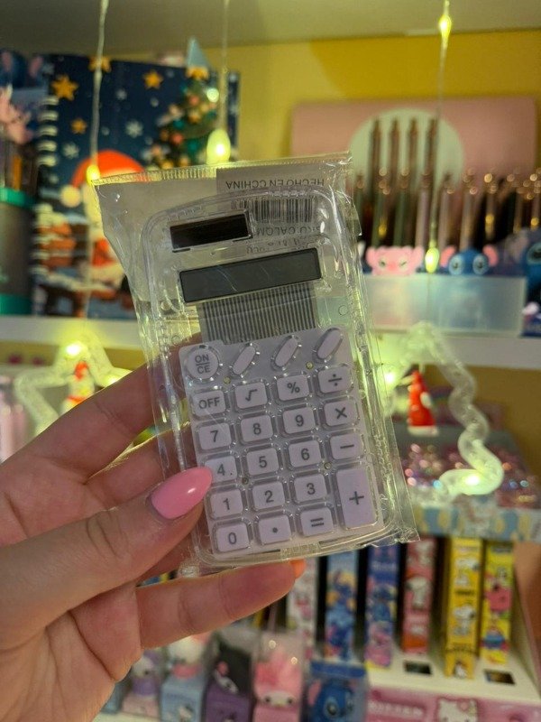 Producto - Mini Calculadora Blanca