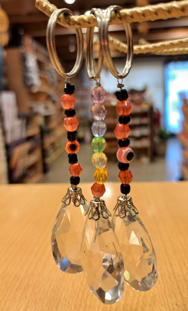 Producto - Llavero Gota de Cristal Facetada