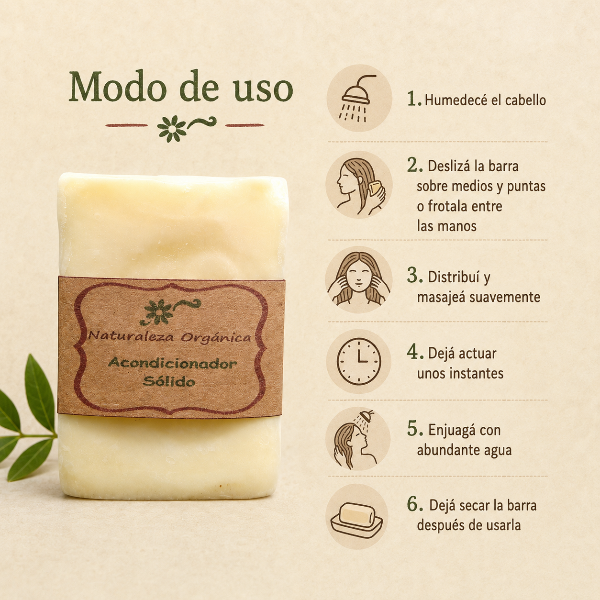 Producto - Acondicionador Sólido - Nutrición y Vitalidad para tu Cabello - 3