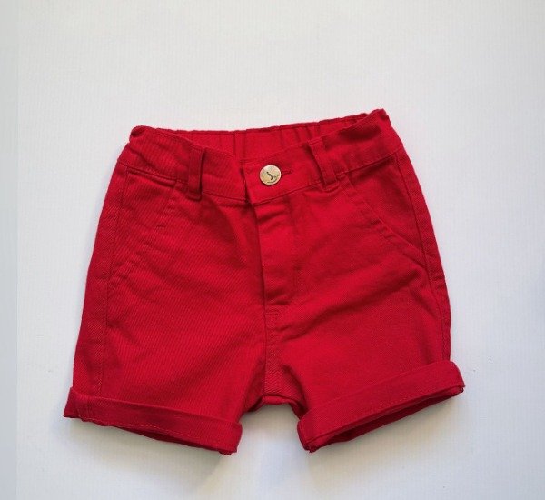 Producto - BERMUDA GABARDINA ROJO
