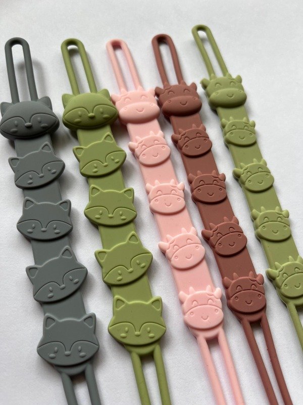 Producto - Portachupetes Cinta de Silicona con Forma