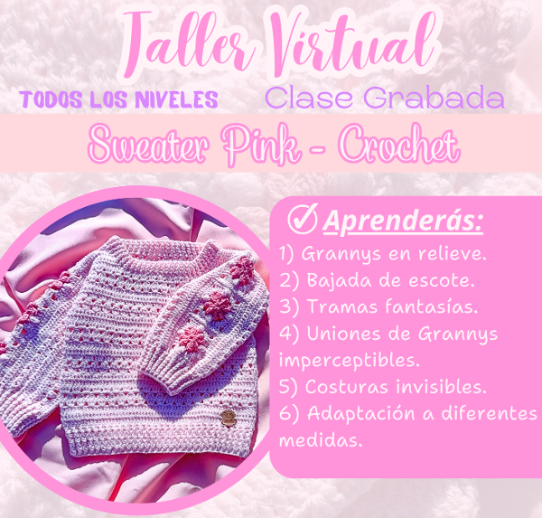 Producto - Taller Virtual Sweater Pink