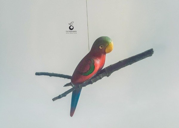 Producto - Pájaro Colgante de Cerámica  Para Pintar Souvenir Decoración POR ENCARGO - 4