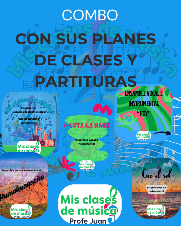 Producto - Combo 5 ensambles vocales e instrumentales