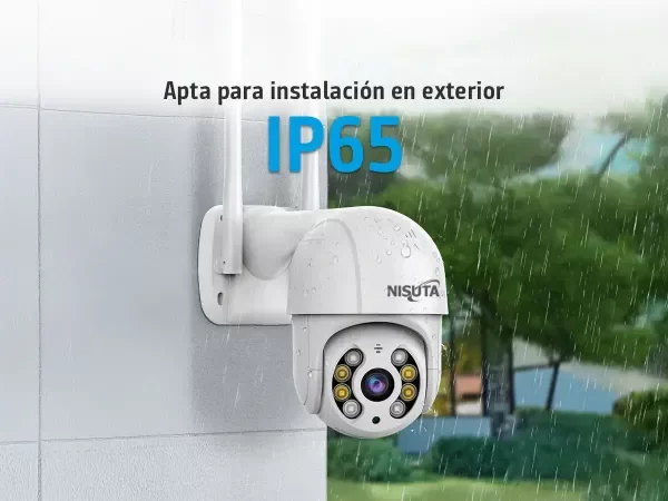 Producto - Camara De Seguridad IP WiFi Exterior Nisuta NSIC54 Lente 4MP 2K - 4