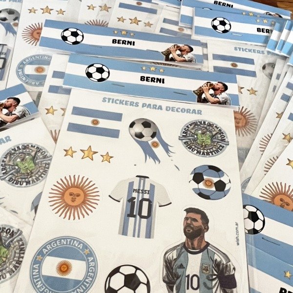 Producto - Souvenir - Stickers personalizados x 8 planchas - 1