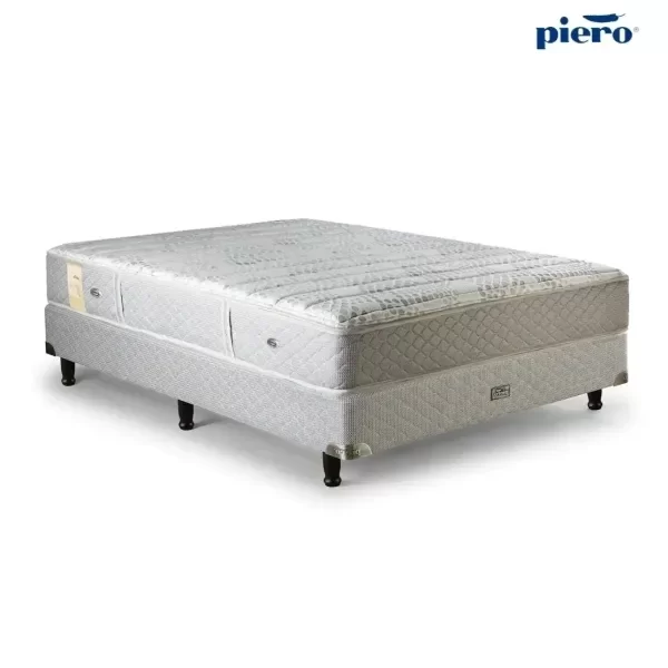 Producto - Sommier y Colchón Piero Montreaux II 190x140 + 2 Almohadas de regalo - 2
