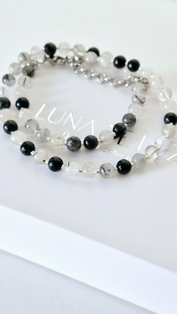 Producto - Collar Alba/ Cuarzo Turmalinado - 2